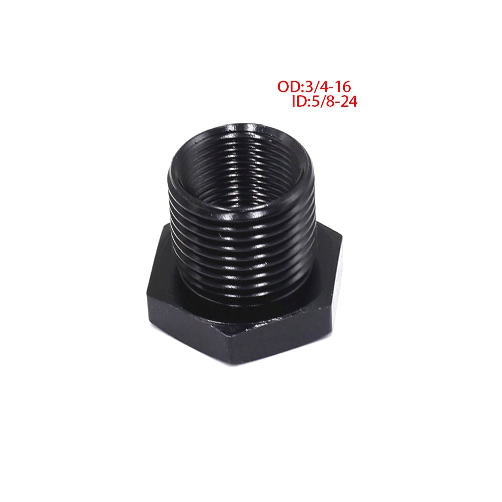 Oil Filter Threaded Adapter 5/8-24 inside to 3/4-16 13/16-16 3/4 NPT outside for car and motorcycle - FMF replacement parts